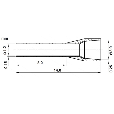 TULEJKA KABLOWA TUL-0.75/8/DIN-G*P100